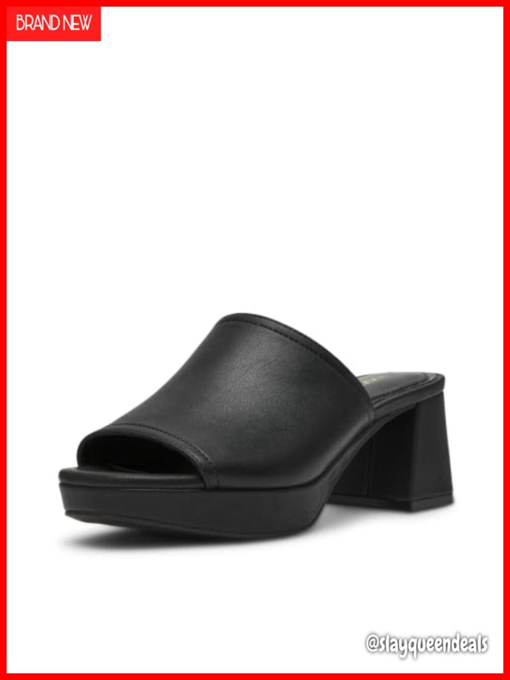 Anne Klein Primo Heeled Sandal Block Heel Slip On